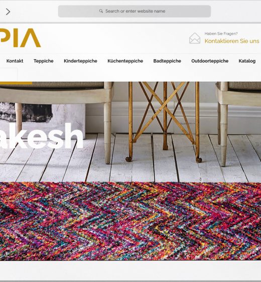 Teppia.de - Website Design WebAG24 - Webagentur Duisburg